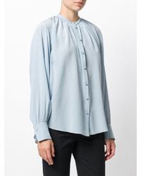 hellblaue Seide Bluse von Joseph