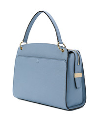 hellblaue Shopper Tasche aus Leder von Bally