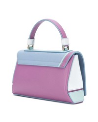 hellblaue Shopper Tasche aus Leder von Emilio Pucci