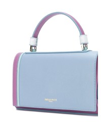 hellblaue Shopper Tasche aus Leder von Emilio Pucci