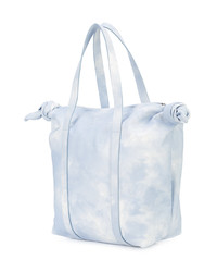 hellblaue Shopper Tasche aus Leder von Michael Kors Collection
