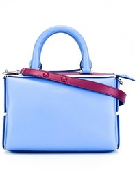 hellblaue Shopper Tasche aus Leder von Emilio Pucci