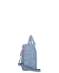 hellblaue Shopper Tasche aus Leder von Esprit