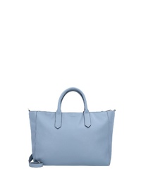 hellblaue Shopper Tasche aus Leder von Esprit