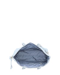 hellblaue Shopper Tasche aus Leder von Gabor