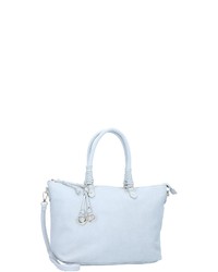 hellblaue Shopper Tasche aus Leder von Gabor