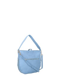 hellblaue Shopper Tasche aus Leder von Lancaster