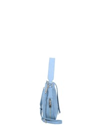 hellblaue Shopper Tasche aus Leder von Lancaster