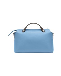 hellblaue Shopper Tasche aus Leder von Fendi