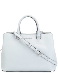 hellblaue Shopper Tasche aus Leder von MICHAEL Michael Kors