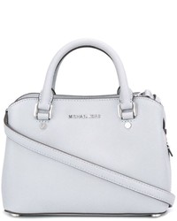 hellblaue Shopper Tasche aus Leder von MICHAEL Michael Kors