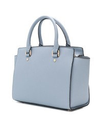 hellblaue Shopper Tasche aus Leder von MICHAEL Michael Kors