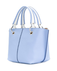 hellblaue Shopper Tasche aus Leder von Tod's