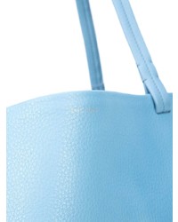 hellblaue Shopper Tasche aus Leder von The Row