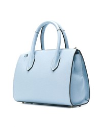 hellblaue Shopper Tasche aus Leder von Furla