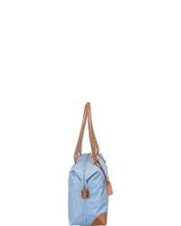hellblaue Shopper Tasche aus Leder von Rieker