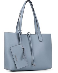 hellblaue Shopper Tasche aus Leder von SURI FREY