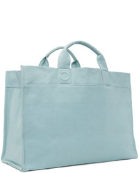 hellblaue Shopper Tasche aus Segeltuch von Objects IV Life