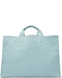 hellblaue Shopper Tasche aus Segeltuch von Objects IV Life