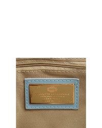 hellblaue Shopper Tasche aus Wildleder von CLUTY