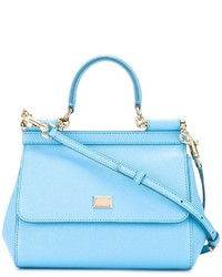 hellblaue Shopper Tasche von Dolce & Gabbana