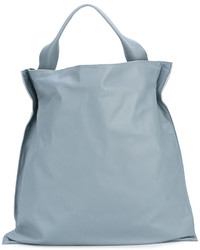 hellblaue Shopper Tasche von Jil Sander