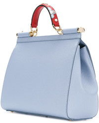 hellblaue Shopper Tasche von Dolce & Gabbana