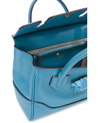 hellblaue Shopper Tasche von Versace