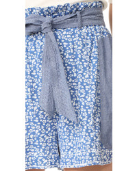 hellblaue Shorts von Ulla Johnson