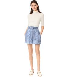 hellblaue Shorts von Ulla Johnson