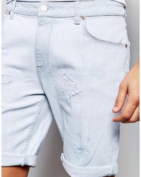 hellblaue Shorts von Asos