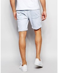 hellblaue Shorts von Asos