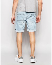 hellblaue Shorts von Pull&Bear