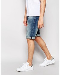 hellblaue Shorts von Pull&Bear