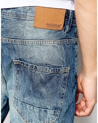 hellblaue Shorts von Pull&Bear