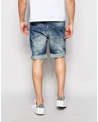 hellblaue Shorts von Pull&Bear