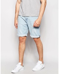 hellblaue Shorts von Pull&Bear