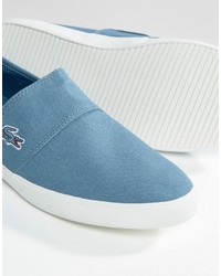 hellblaue Slip-On Sneakers von Lacoste