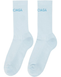 hellblaue Socken von Balenciaga