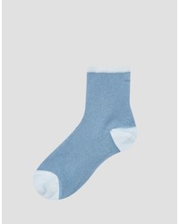 hellblaue Socken von Monki