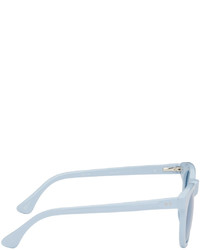 hellblaue Sonnenbrille von Dries Van Noten