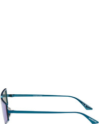 hellblaue Sonnenbrille von Balenciaga
