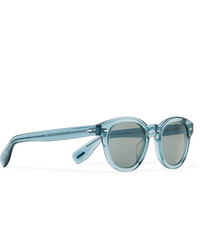 hellblaue Sonnenbrille von Oliver Peoples