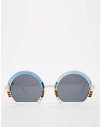 hellblaue Sonnenbrille von Asos