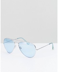 hellblaue Sonnenbrille von Reclaimed Vintage