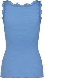 hellblaue Spitze Bluse von Rosemunde