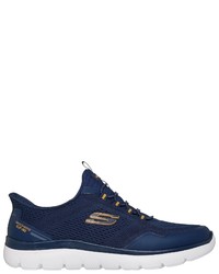 hellblaue Sportschuhe von Skechers