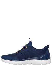 hellblaue Sportschuhe von Skechers