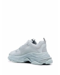 hellblaue Sportschuhe von Balenciaga