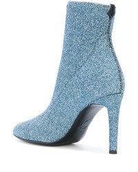 hellblaue Stiefel von Giuseppe Zanotti Design